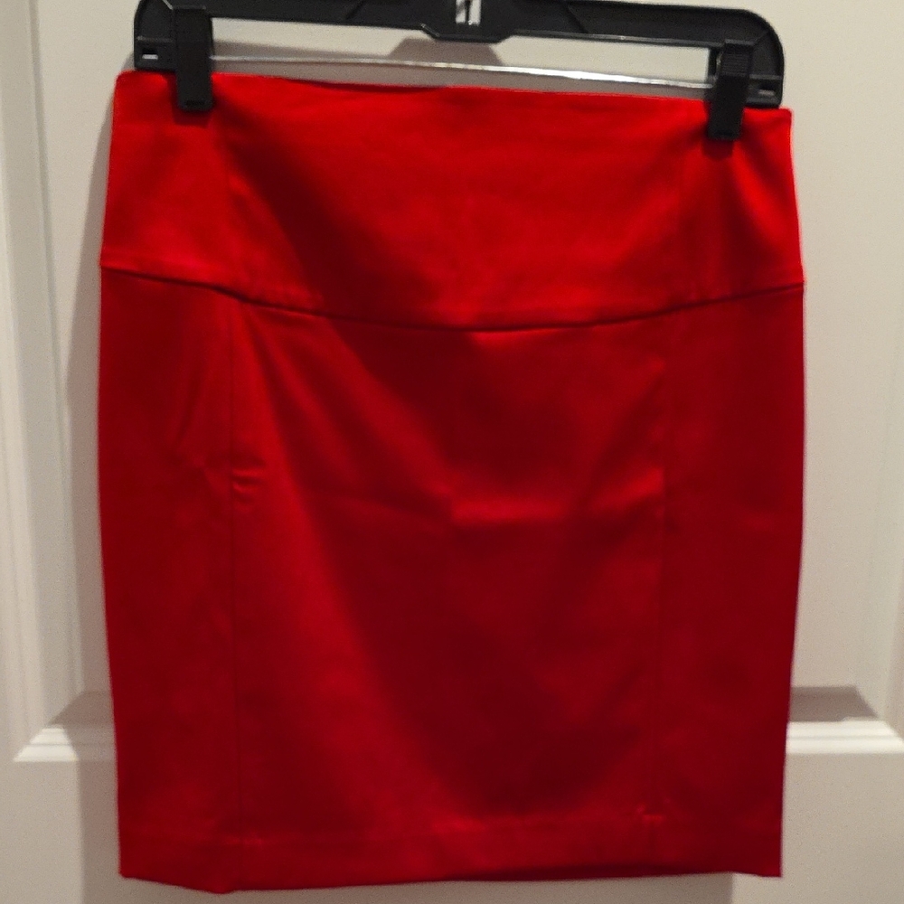 Express Bold Red Mini Skirt